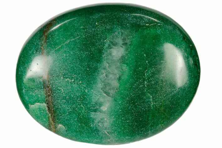 1.8" Polished Green Aventurine Pocket Stone  - Photo 1